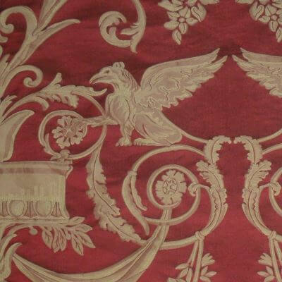 Damasco Fenice 174-31061 rosso | Tessiture Bevilacqua