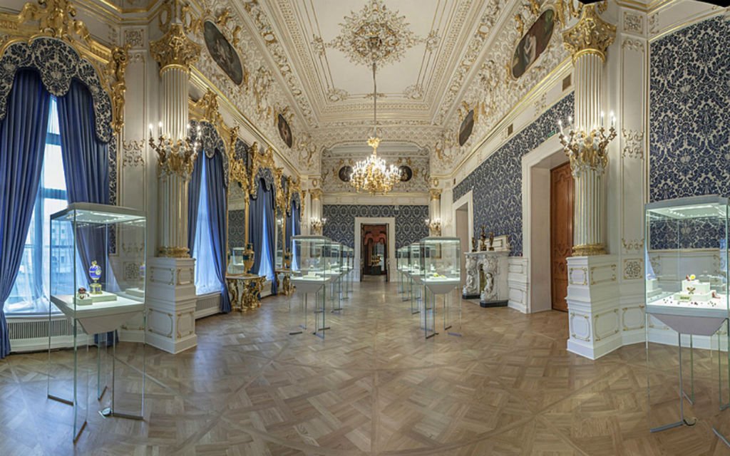 Tessuti per pareti Museo Fabergé | Tessitura Bevilacqua