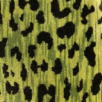 Velluto animale Leopardo 443-440 verde shiné | Tessitura Bevilacqua