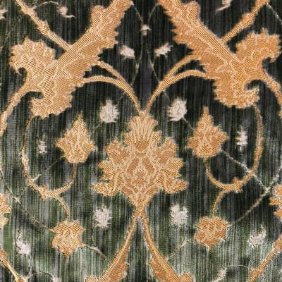 Velluto bacchetta Ca' d'Oro 359-3283S verde oliva | Tessitura Bevilacqua