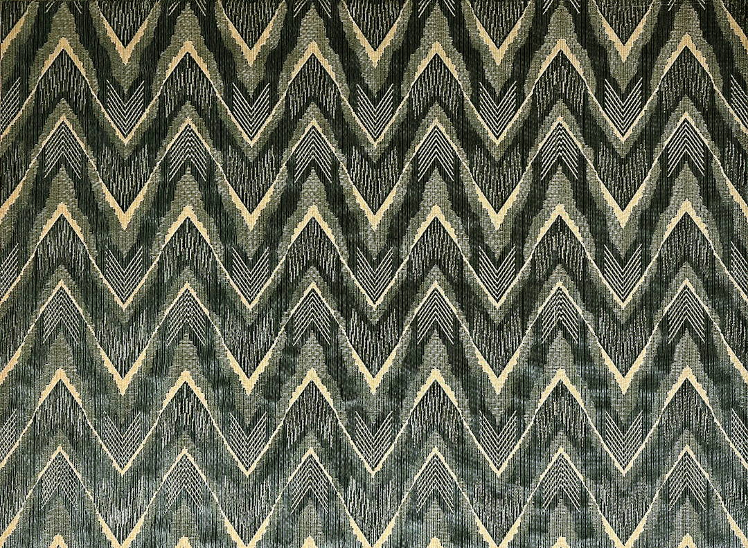 Velluto Fiammato 349-36890S verde oliva