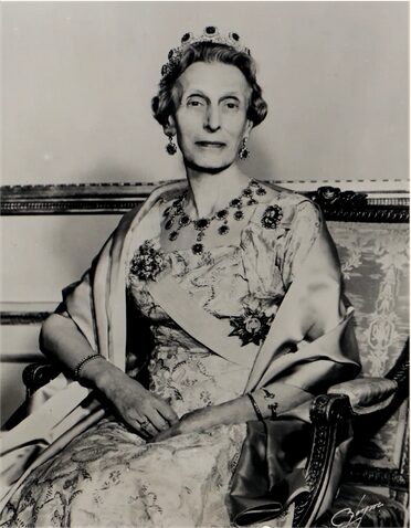 Luisa Mountbatten regina di Svezia Lampasso Svezia blu | Tessitura Bevilacqua